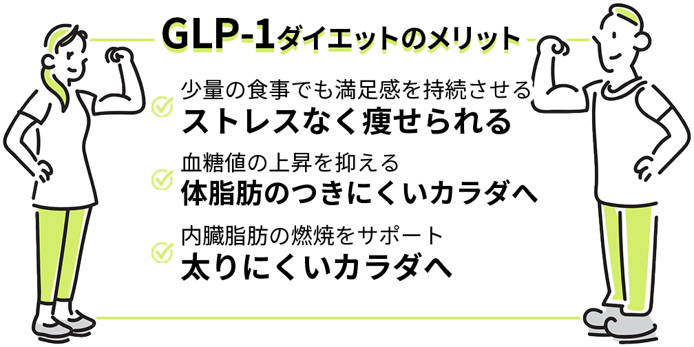 GLP-1ダイエットのメリット