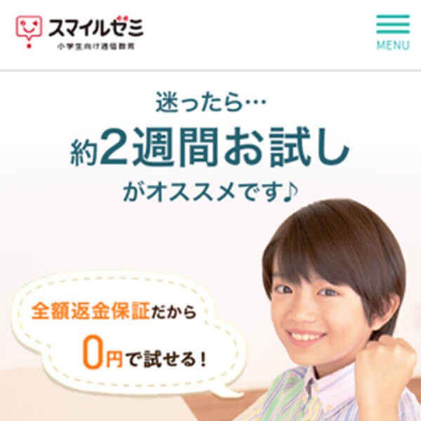 <!--通信教育・タブレット学習/小学生-->スマイルゼミ