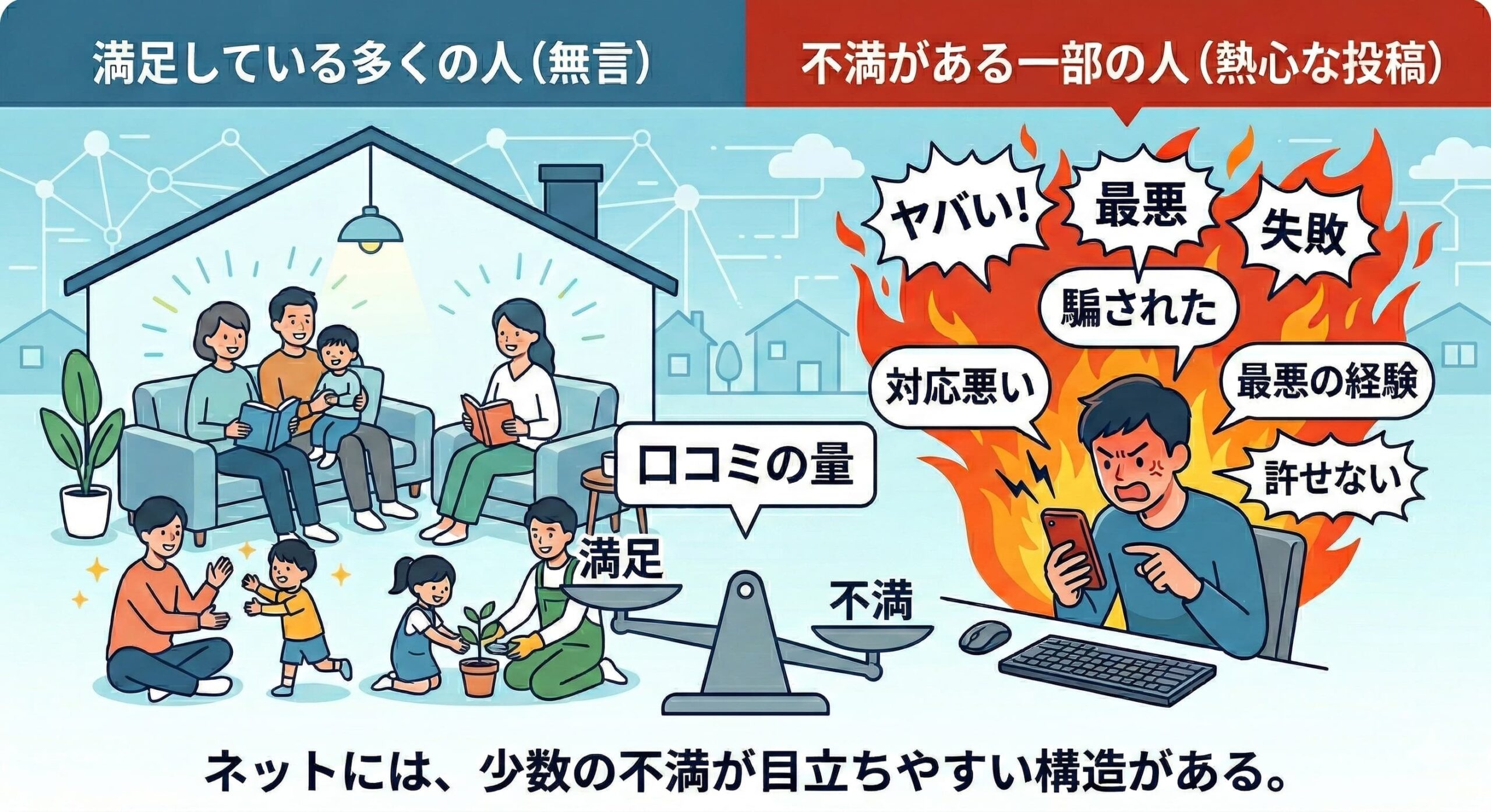 悪い口コミが多い構造