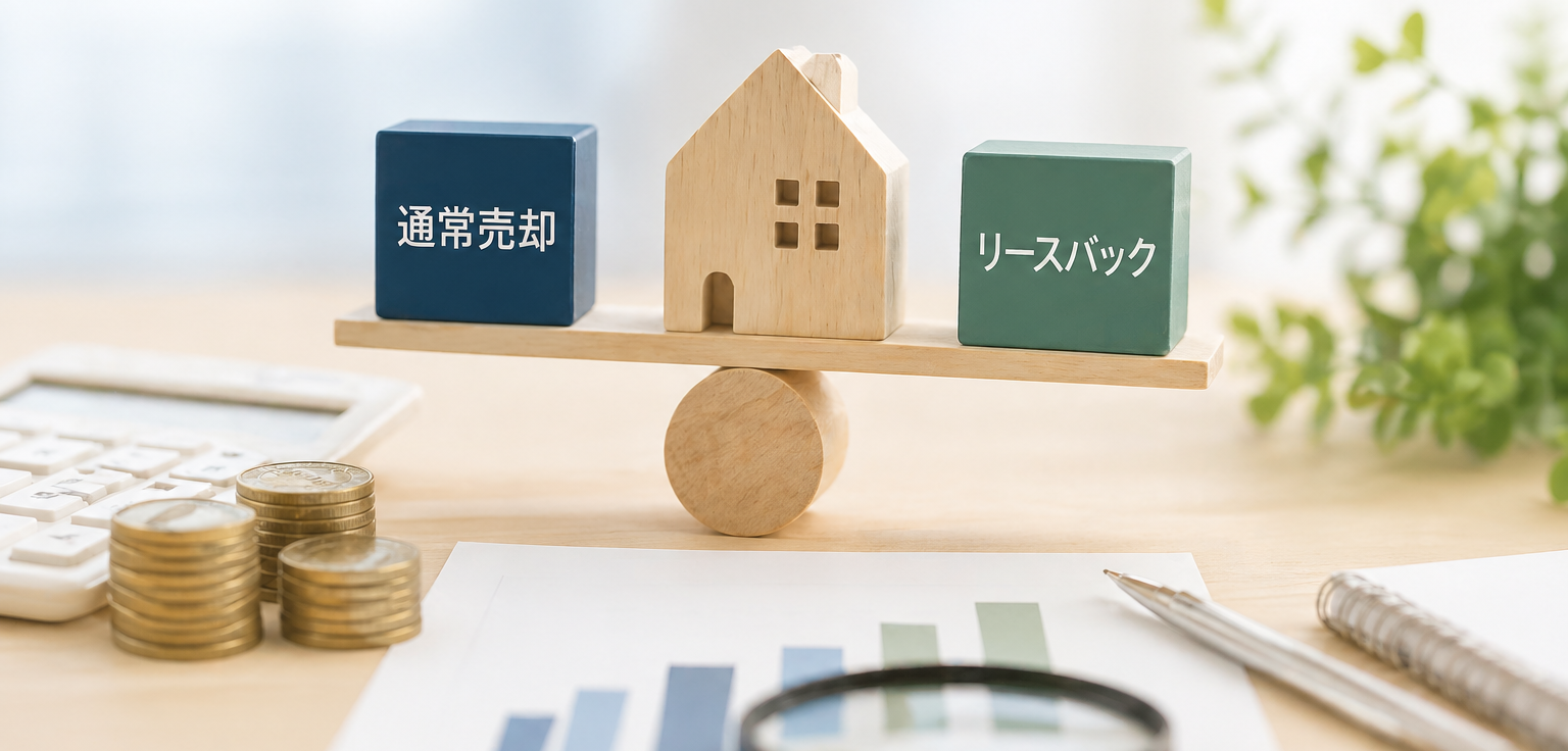 リースバックと通常売却