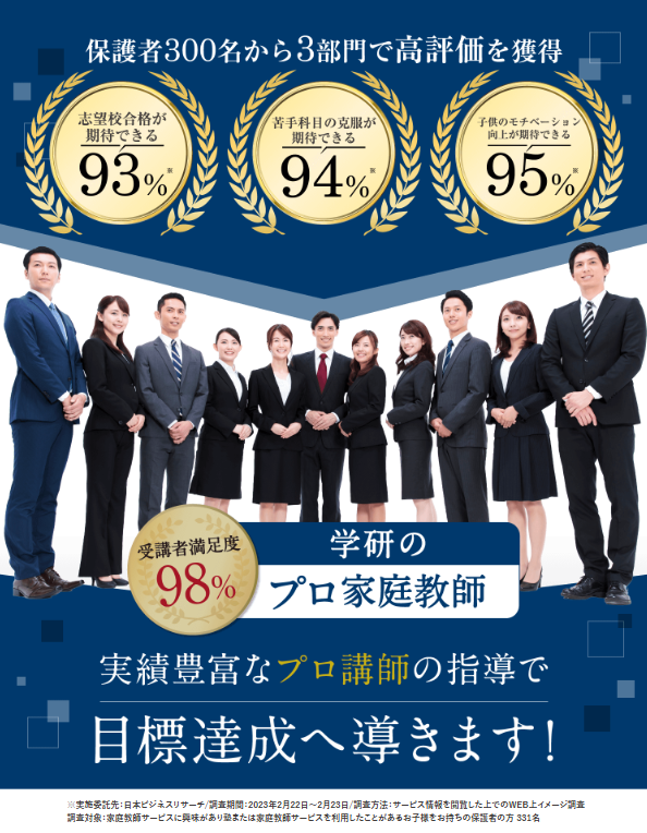 学研の家庭教師大切にしていること