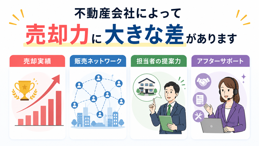 売却力の差