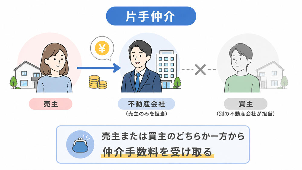 片手仲介とは