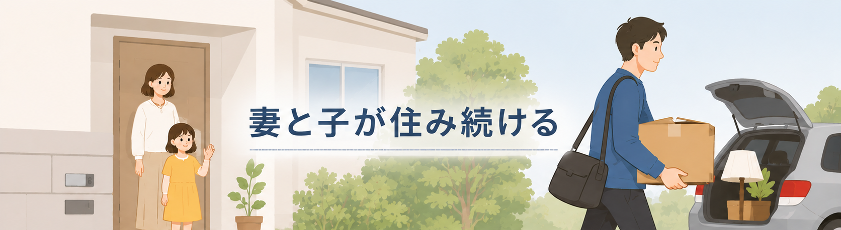 妻が住み続ける