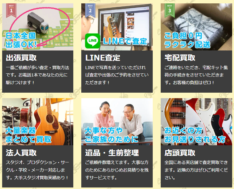 買取方法