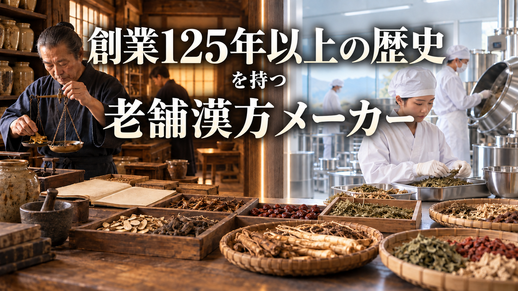 125年以上の歴史を持つ老舗漢方専門メーカー